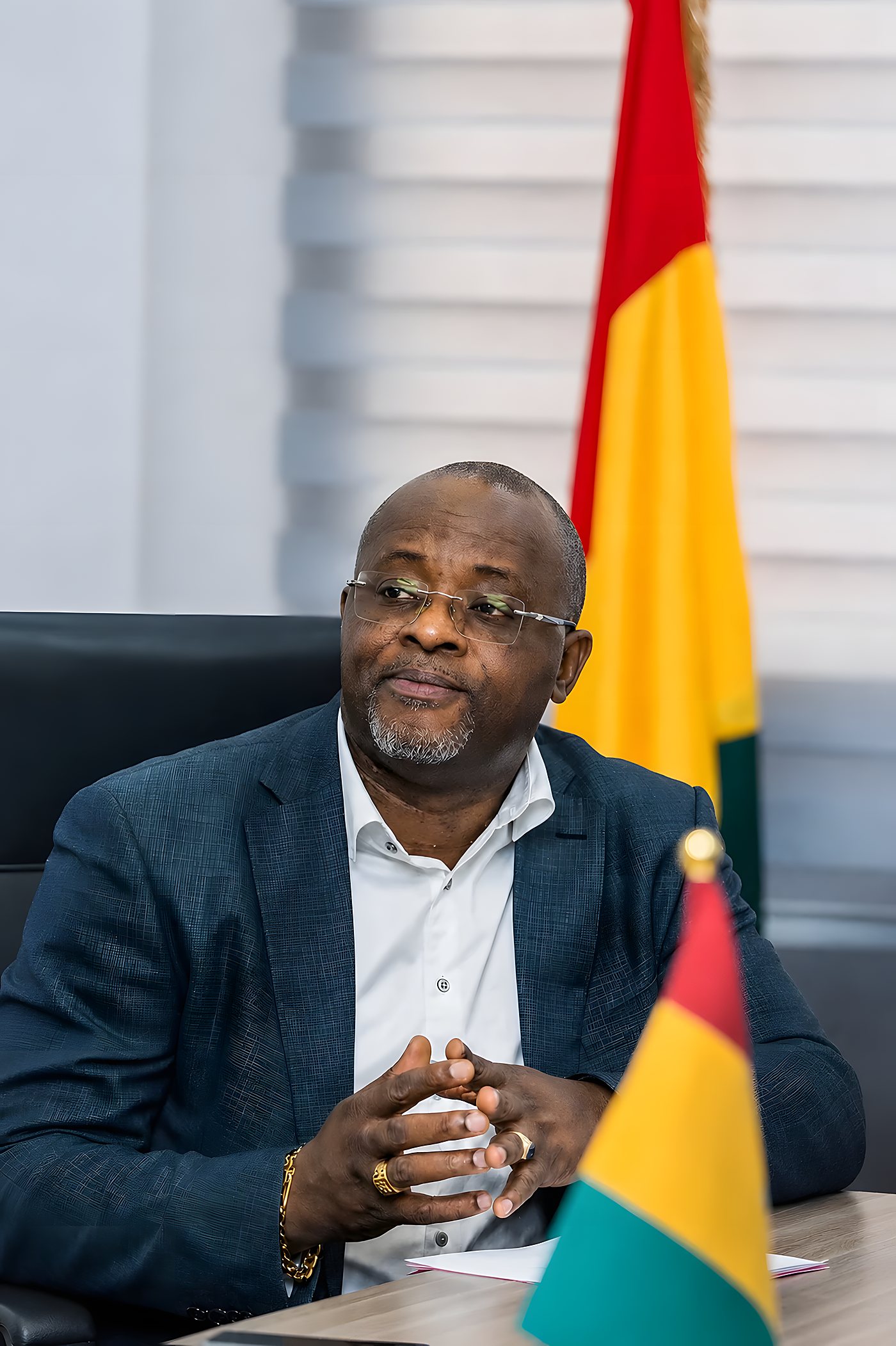 Ibrahim Camara, gérant fondateur d'I.C. Transport B.T.P