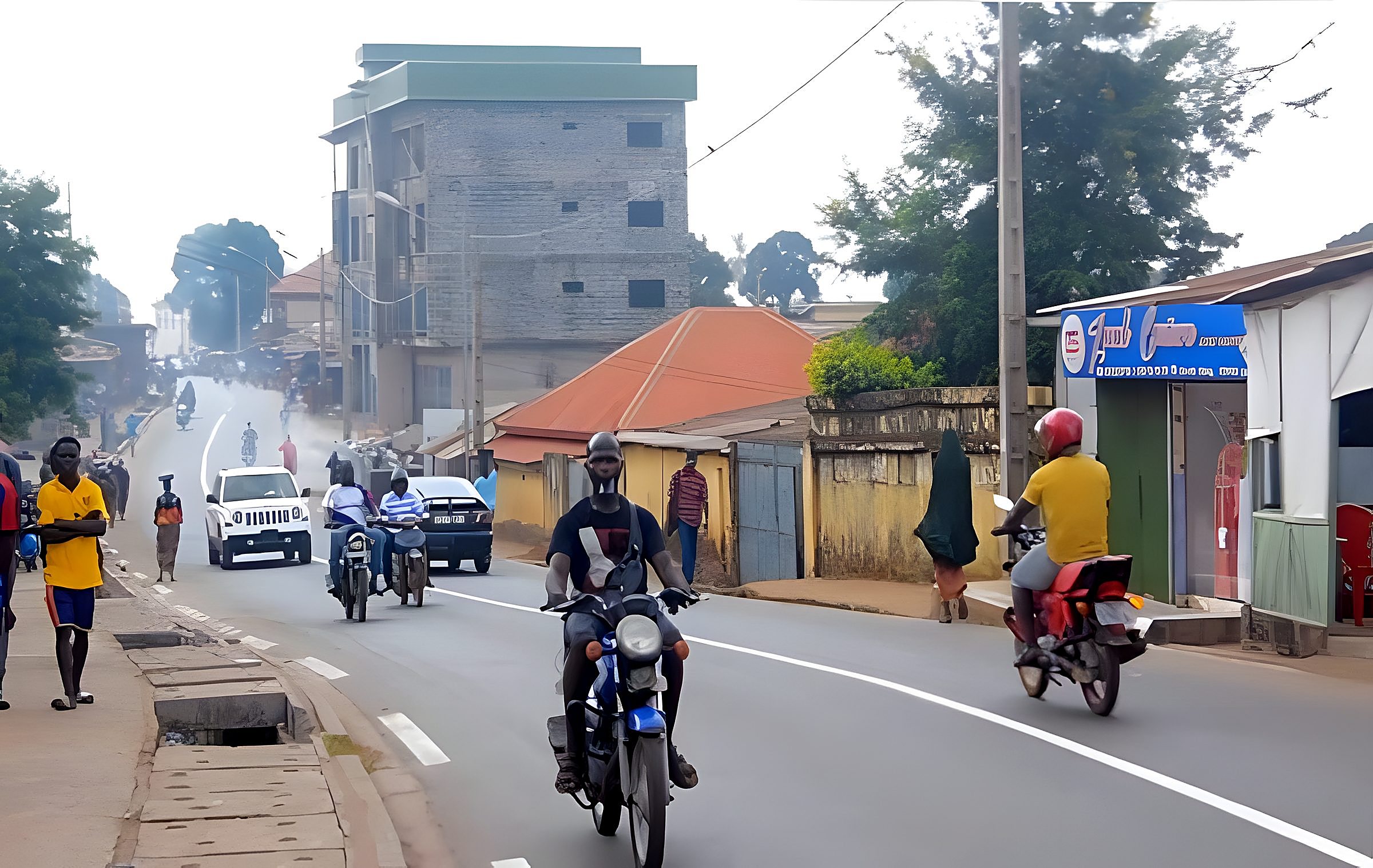 Voirie bitumée ouverte à la circulation à Gbessia